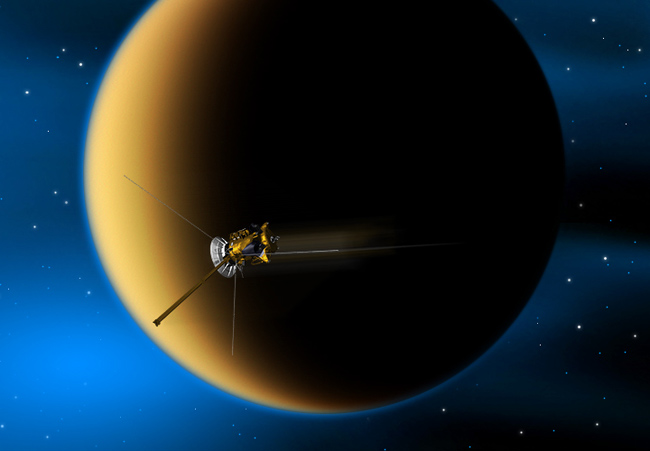 Cassini Spacecraft Takes Deepest Dip Yet in Titan's Atmosphere